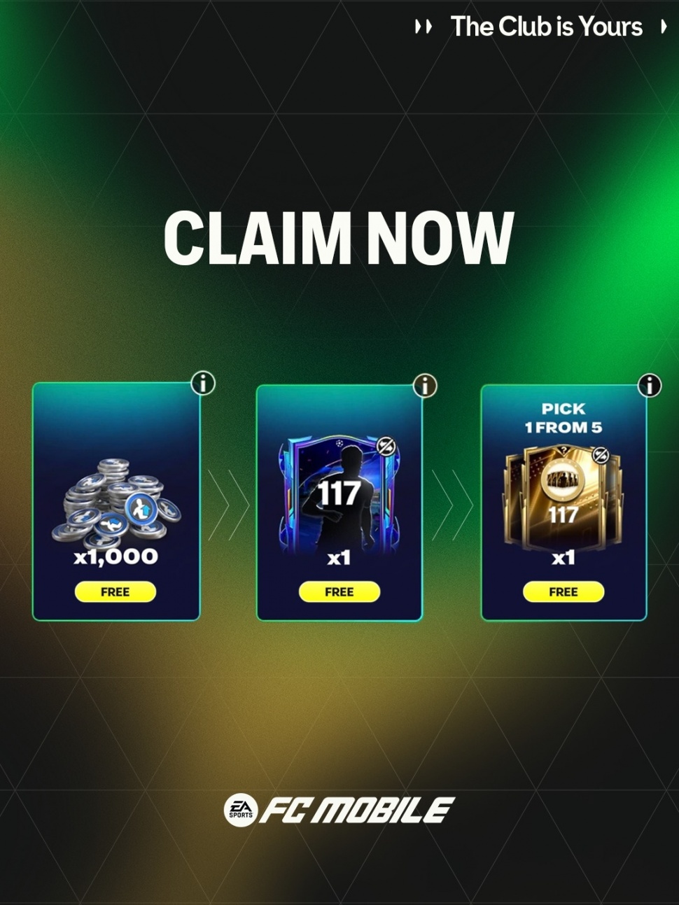 Hadiah kompensasi bug di FC Mobile (Instagram/easfcmobi)