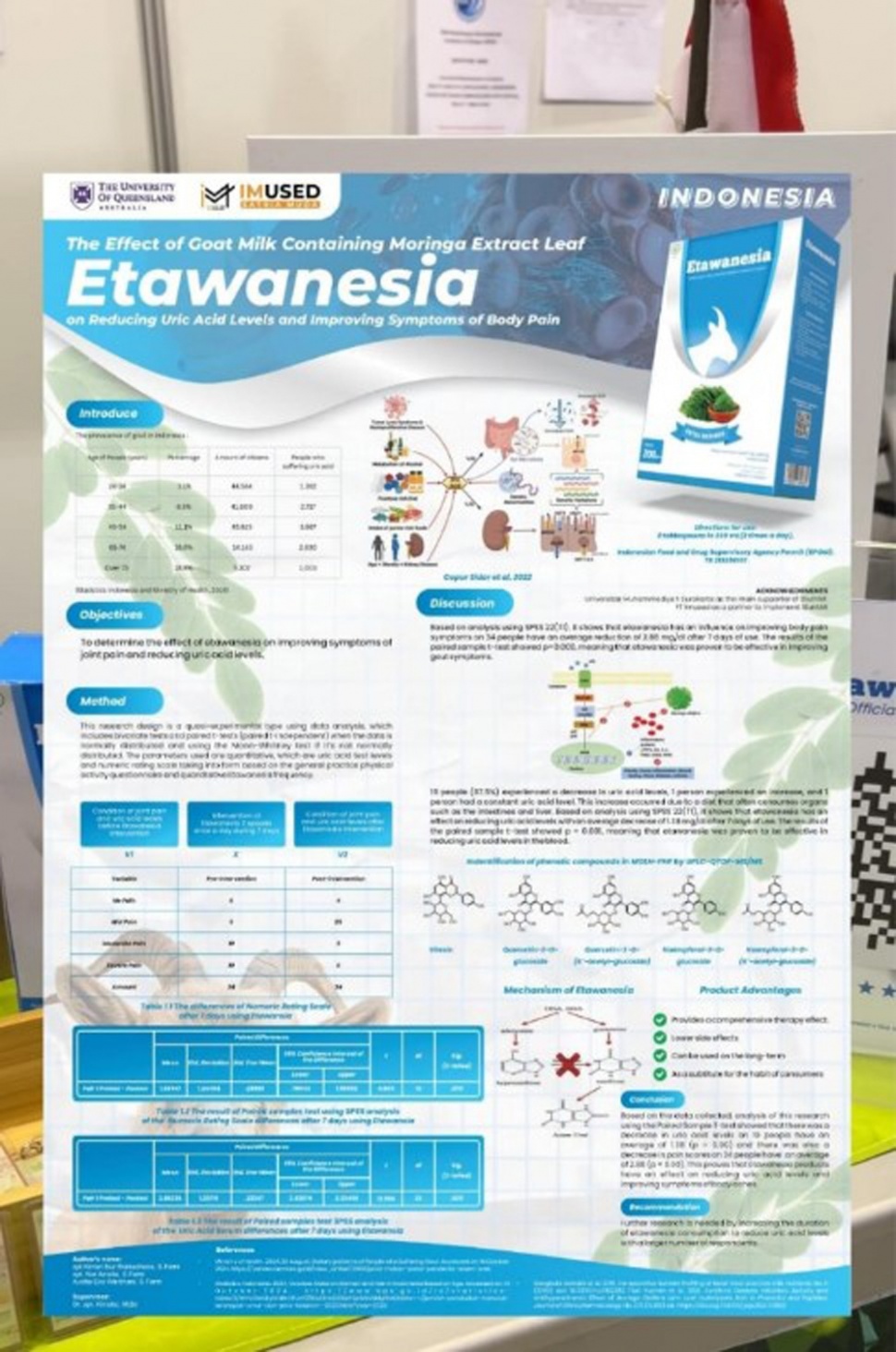 Salah satu produk yang sering muncul dalam ulasan pengguna adalah Etawanesia. Produk ini merupakan susu kambing etawa yang dikombinasikan dengan ekstrak daun kelor. [Dok Pribadi]