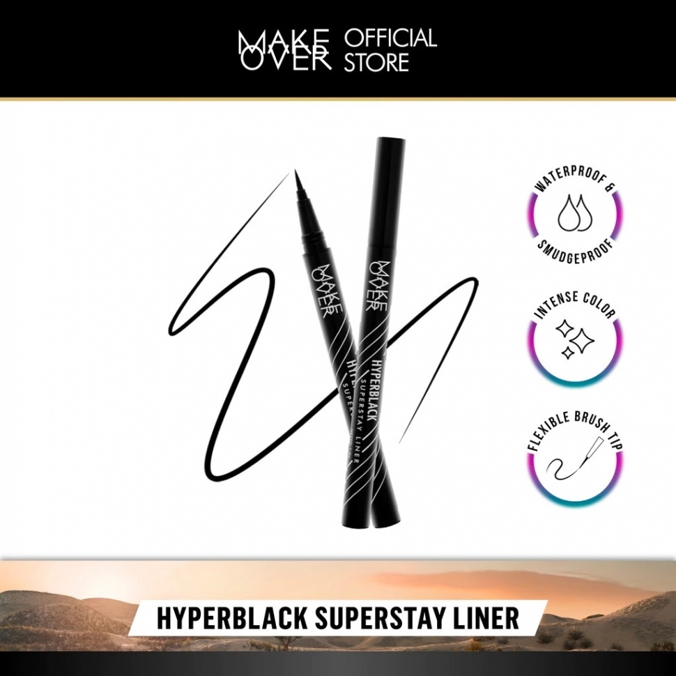 Make Over Hyperblack Superstay Liner (Shopee)