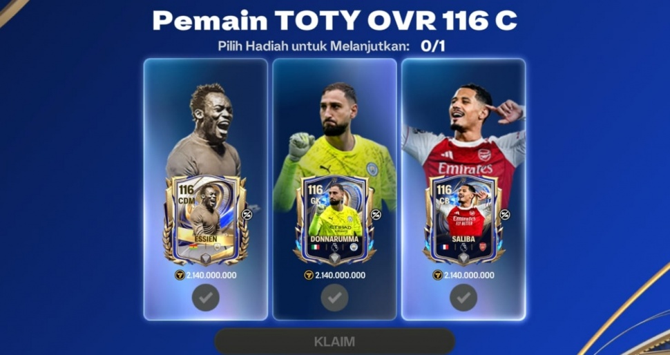 Hadiah menu Pertukaran. (Suara.com/ Rezza Rachmanta)