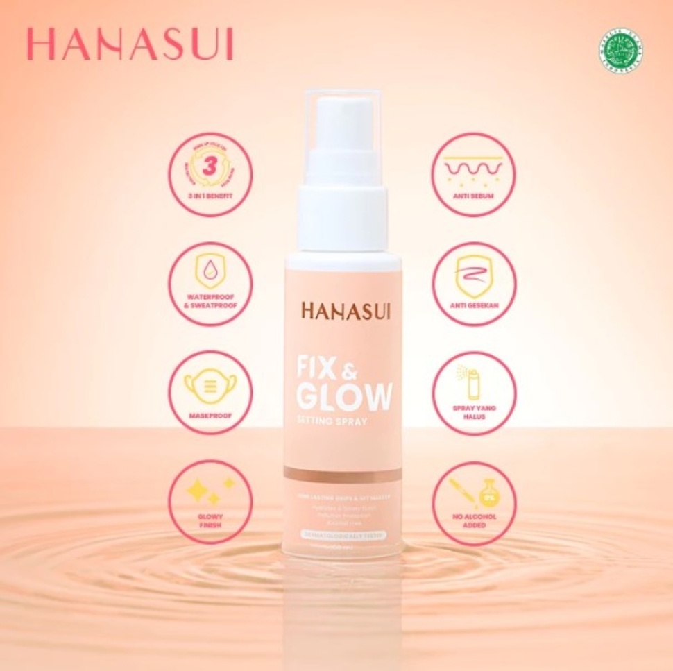 Hanasui Fix & Glow Setting Spray 