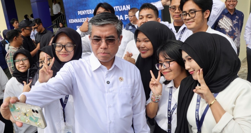 Menteri Ketenagakerjaan, Yassierli di BBPVP Medan, Selasa (21/4/2026).(Dok: Kemnaker)