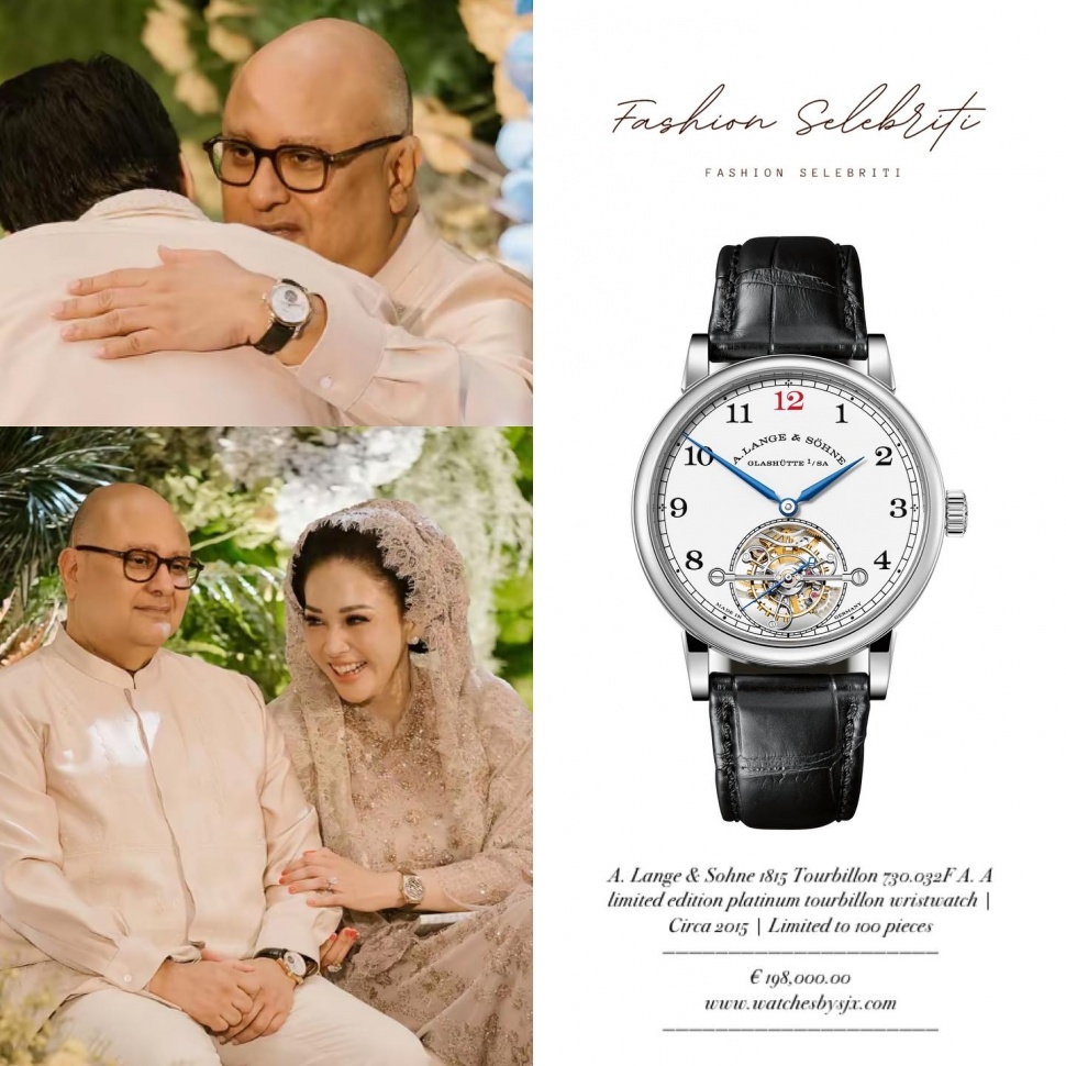 Jam tangan mewah Maia Estianty dan Irwan Mussry [Instagram/fashion_selebriti]