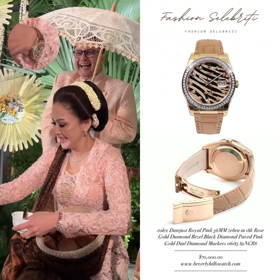 Jam tangan mewah Maia Estianty [Instagram/fashion_selebriti]