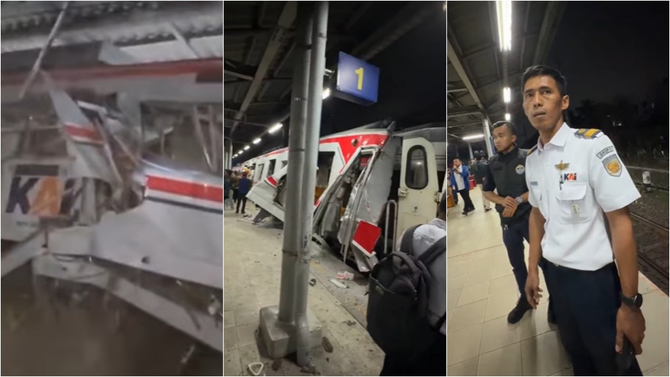 Viral kesaksian petugas KAI setelah kecelakaan kereta di Bekasi, 27 April 2026. (YouTube Trainspotter ID)