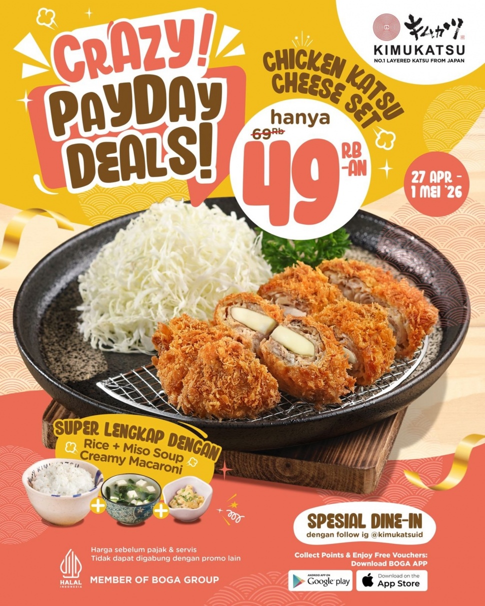 Promo makanan akhir April 2026