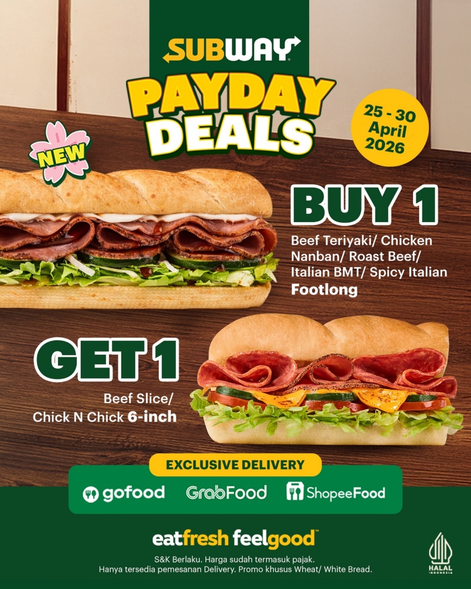 Promo makanan akhir April 2026