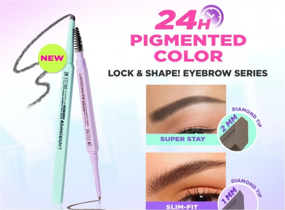 DAZZLE ME Lock & Shape! Eyebrow Pencil.