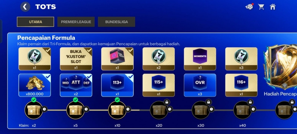 Event TOTS berhadiah kartu 116+. (Suara.com/ Rezza Rachmanta)