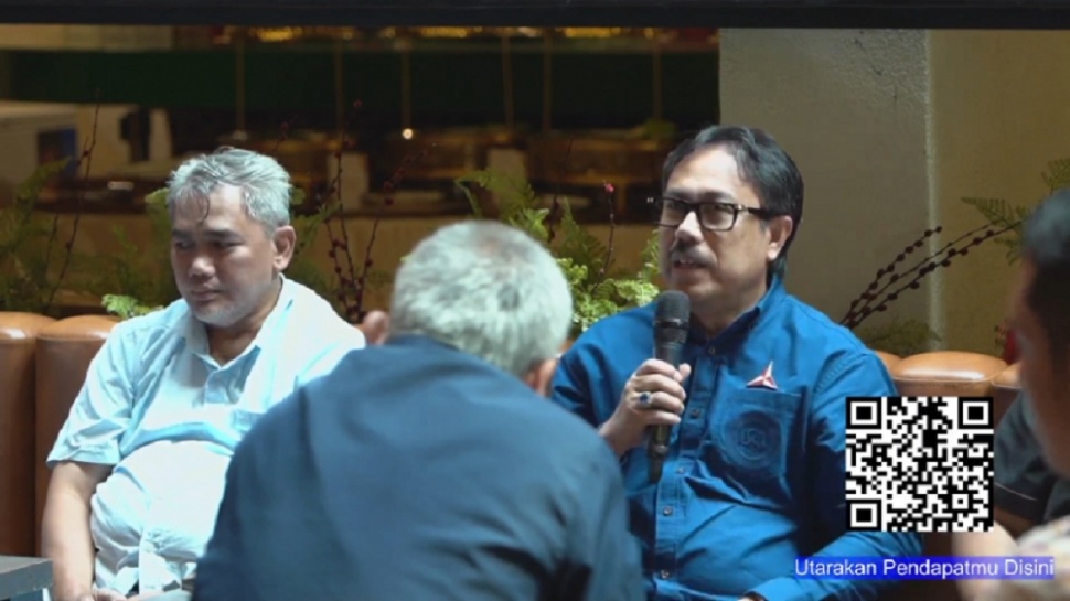 Perwakilan Partai Demokrat, Rusdi. (tangkap layar)