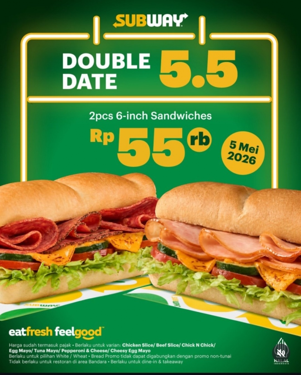 Kumpulan promo makanan dan minuman hari ini, Selasa, 5 Mei 2026