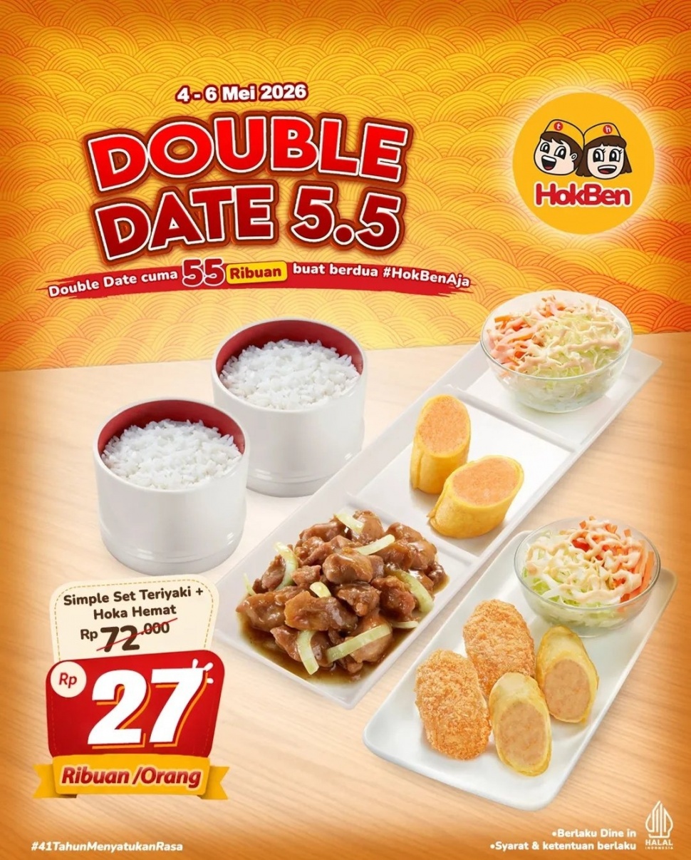 Kumpulan promo makanan dan minuman hari ini, Selasa, 5 Mei 2026