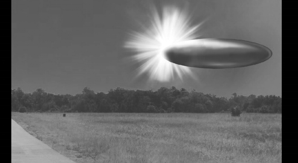 Dokumen rahasia mengenai objek misterius atau UFO. File merekam penampakan objek logam misterius yang tiba-tiba menghilang pada 2023. (Departemen Perang AS) 