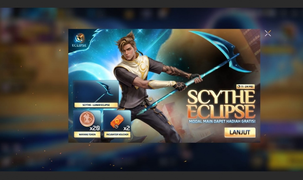 Hadiah Scythe Eclipse FF Max. (ist)