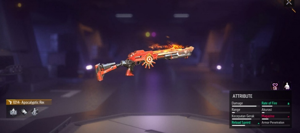 Ilustrasi Reward Skin M1014 FF Max. (ist)