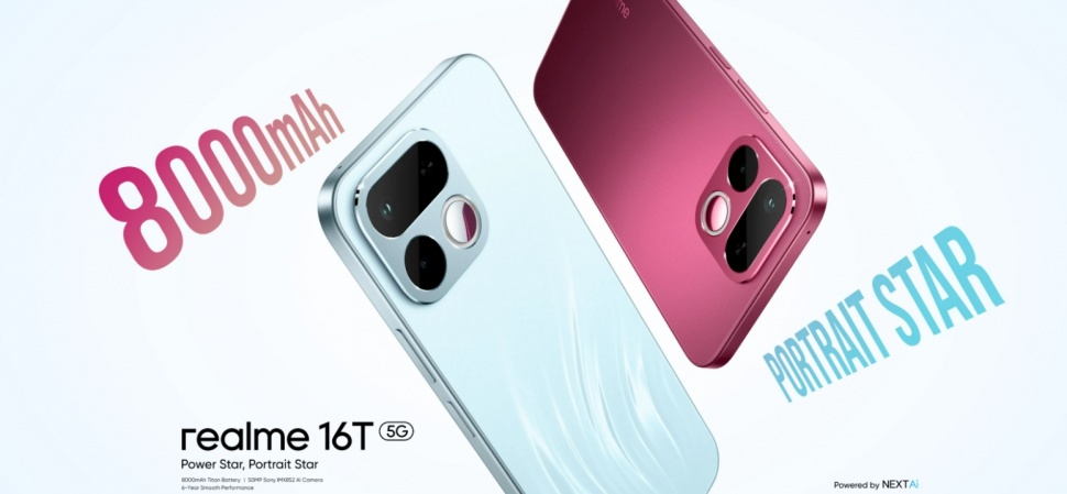 Spesifikasi Realme 16T. (Realme India)