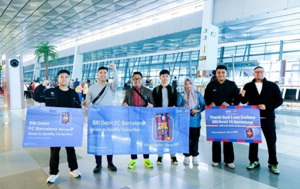 Para pemenang Program BRI Debit FC Barcelona. (Dok: BRI)