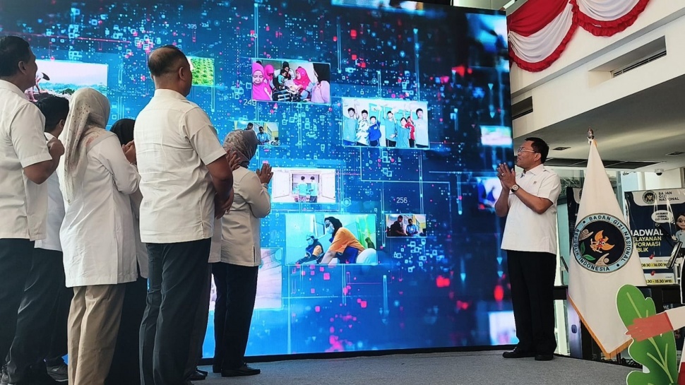 Peluncuran Aplikasi Reviu Menu Makan Bergizi Gratis (MBG) oleh Badan Gizi Nasional (BGN) di Kantor Pusat BGN, Kebon Sirih, Jakarta Pusat, Selasa (26/5/2026). (Suara.com/Mohammad Rhadzaki Ramadhan)