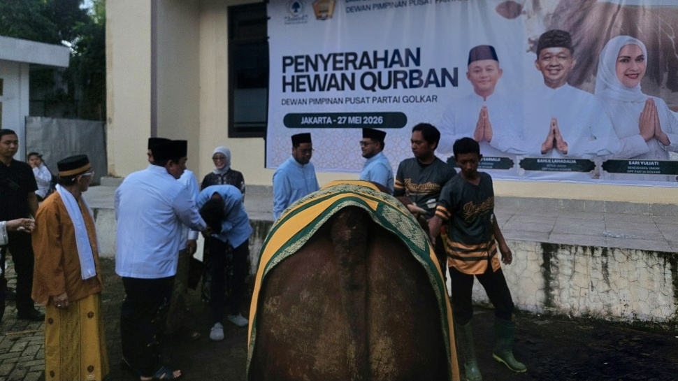 Bahlil Sumbang Hewan Kurban ke Seluruh DPD Golkar. (Dok. Ist)