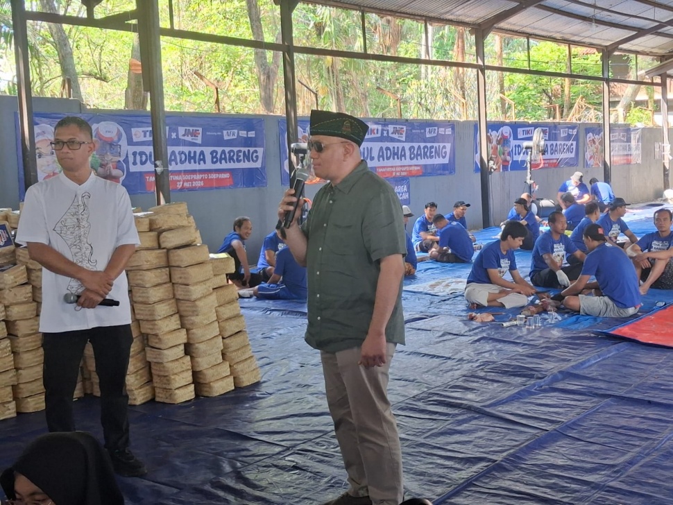 Presiden Direktur JNE, M. Feriadi Soeprapto.(dok. Ist)
