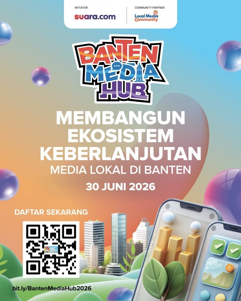 Poster Banten Media Hub 2026. [Suara.com]