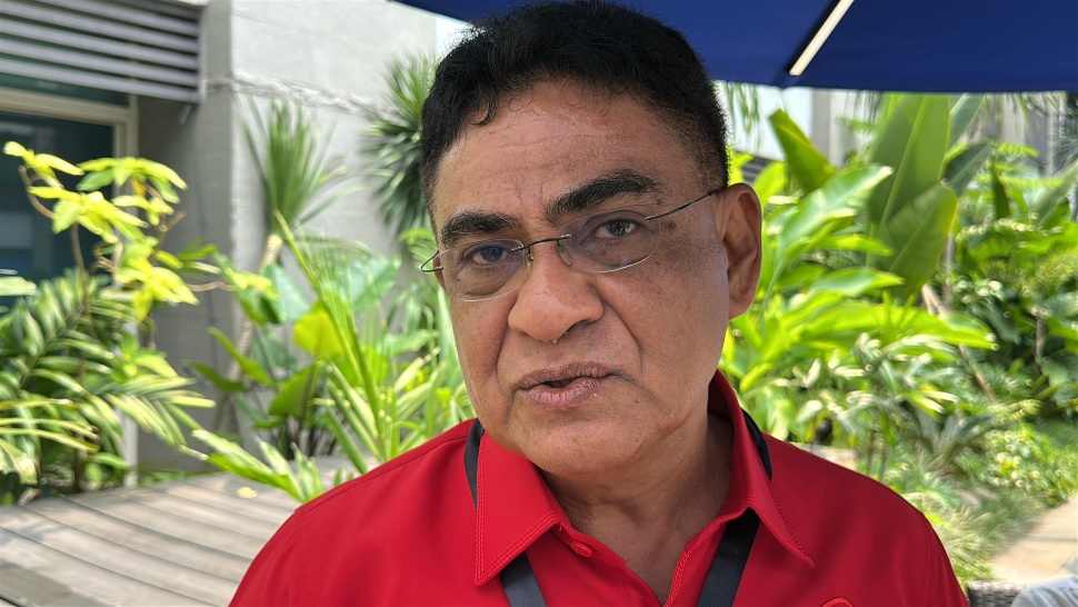 Ketua DPP PDIP, Andreas Hugo Pareira. (Suara.com/Bagaskara)