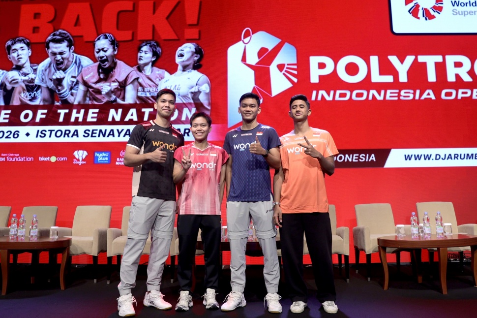 Pemain muda bulu tangkis yang akan main di Indonesia Open 2026. (dok. ist)