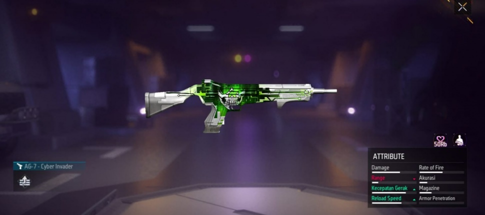 Ilustrasi Skin MAG-7 Cyber. (ist)