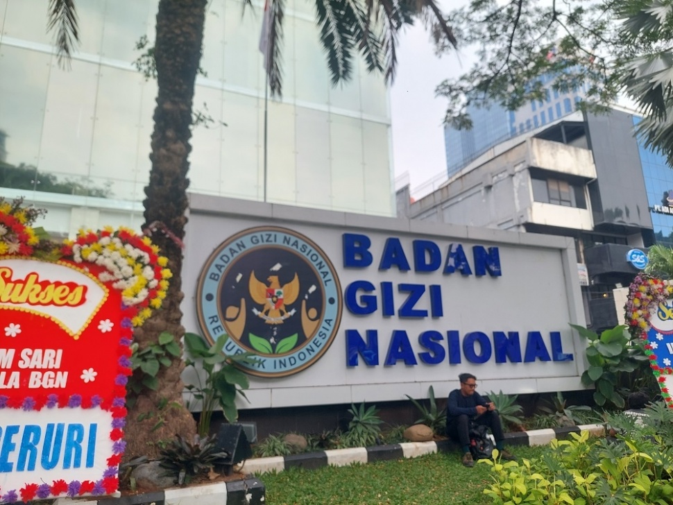 Suasana kantor BGN di Jakarta Pusat saat digeledah Kejaksaan Agung, Rabu (3/6/2026). (Suara.com/Lilis)