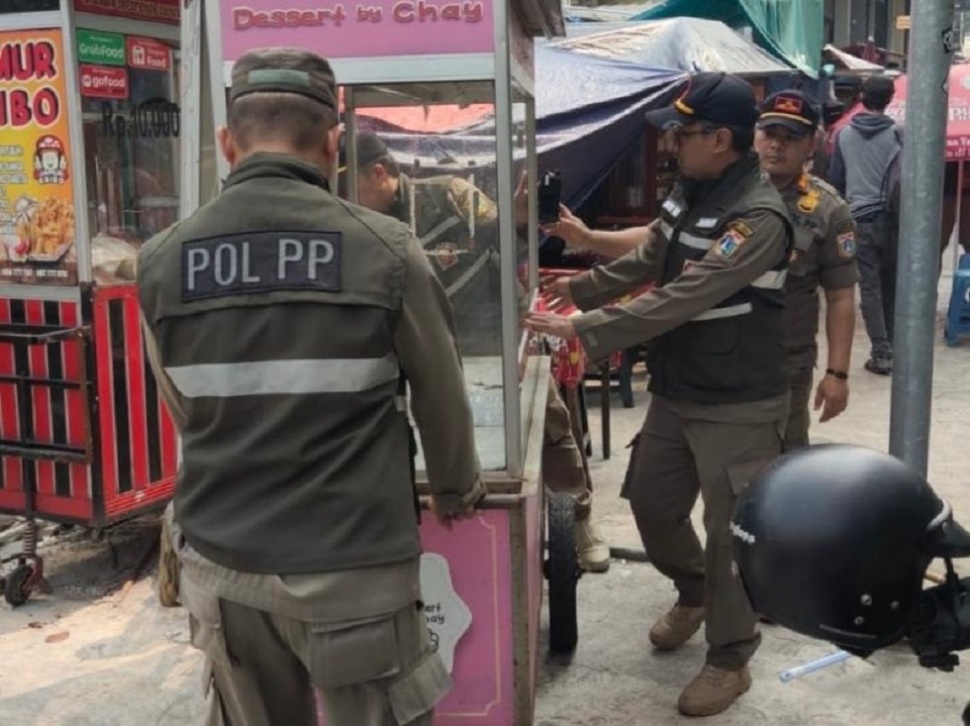 Penertiban kawasan Blok M Square, Kebayoran Baru, Jakarta Selatan kembali digelar pada Kamis (04/06/2026) pagi. (Suara.com/Adiyoga)