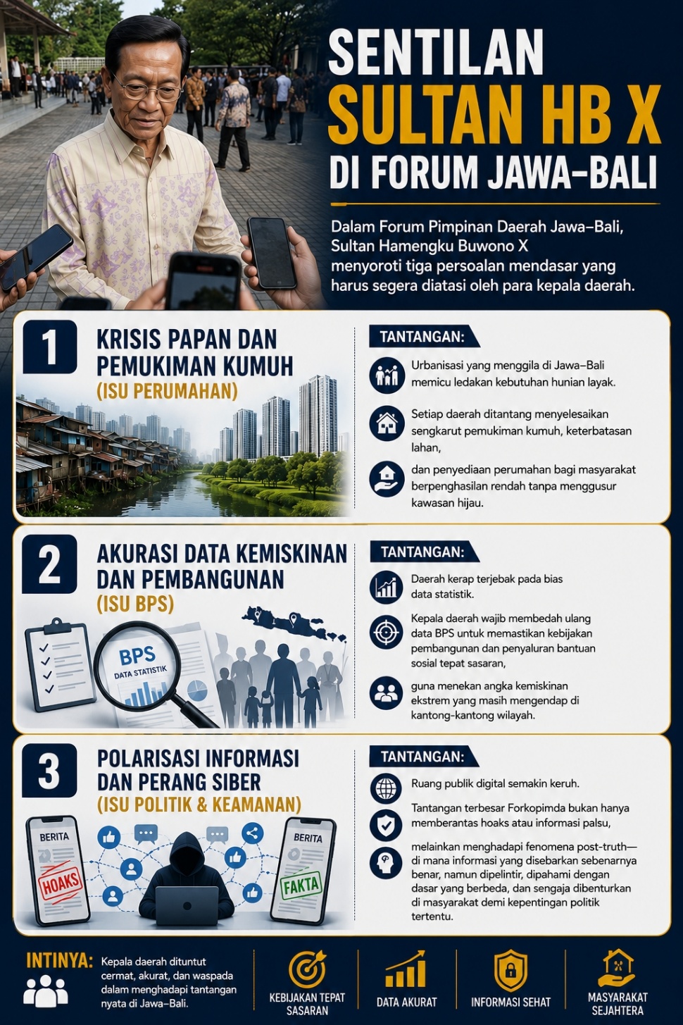 Infografis sentilan Sri Sultan HB X. [Dok Suara.com]