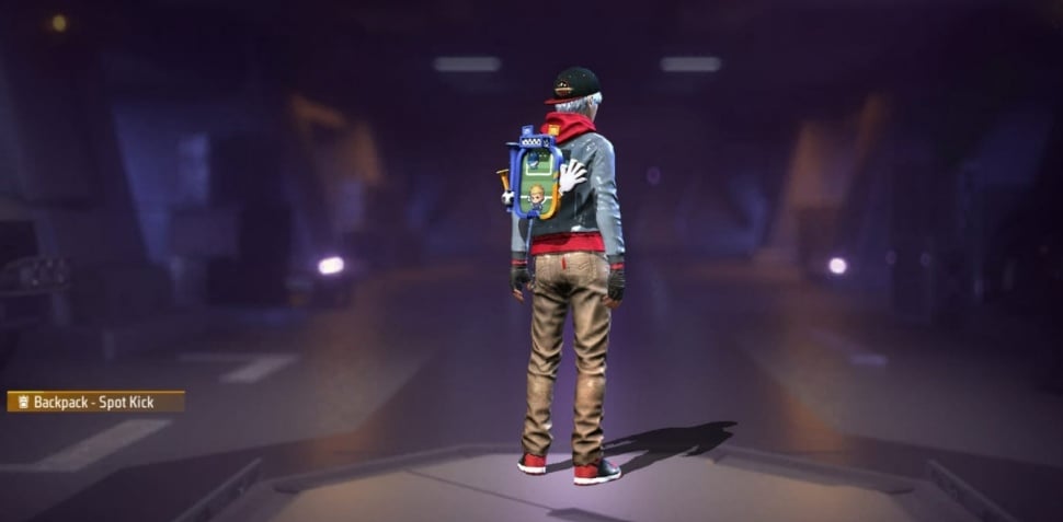 Backpack Sepak Bola gratis di Free Fire Max. (ist)
