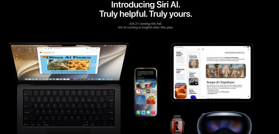 Ilustrasi iOS 27. (Apple)