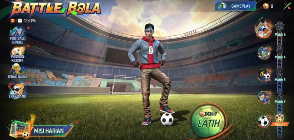 Event Battle Bola. (ist)