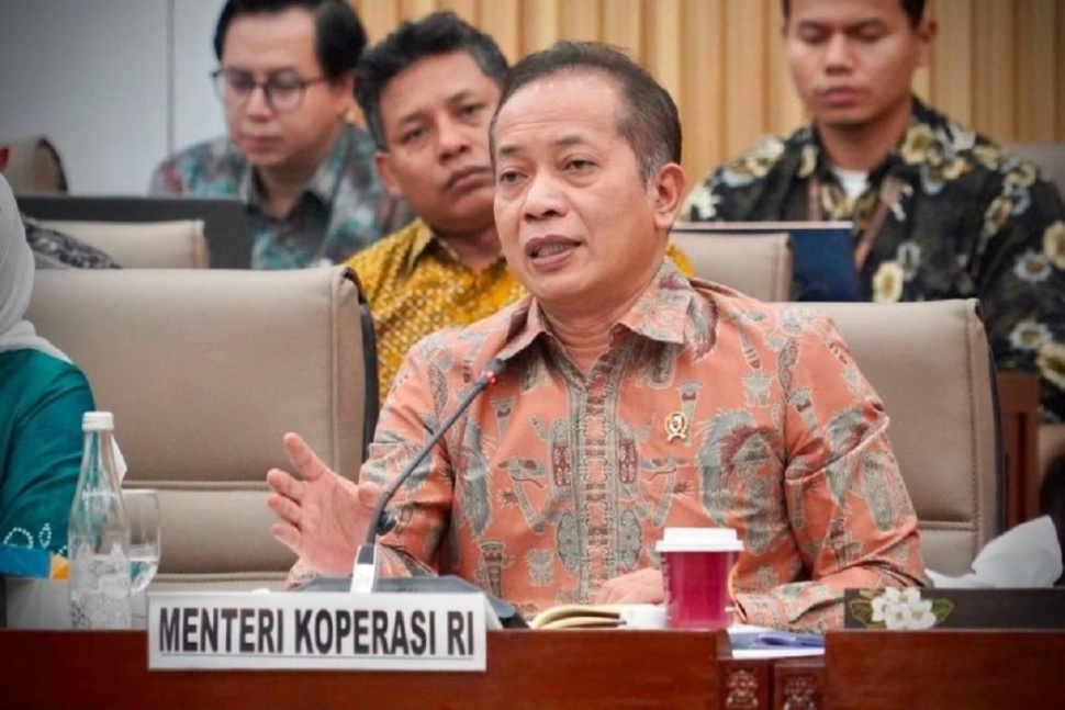 Menteri Koperasi Ferry Juliantono berbicara dalam rapat kerja dengan Komisi VI DPR RI di Jakarta, Kamis (11/6/2026). (ANTARA/HO-Kemenkop)