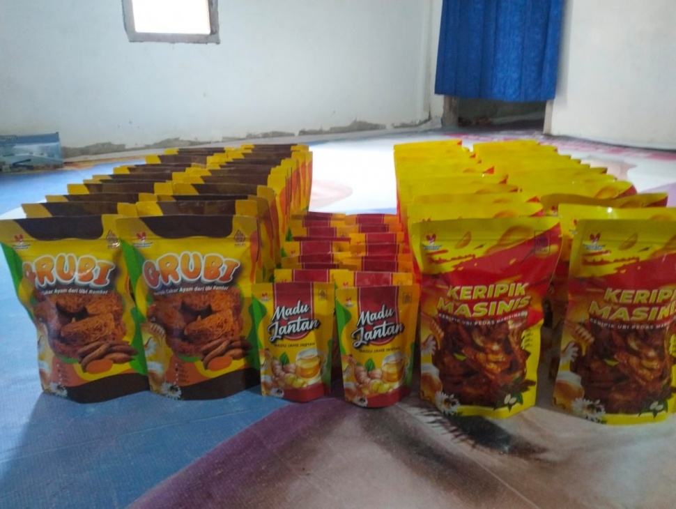 Hasil produk kelompok ibu-ibu desa Suka Maju di Jambi [dok kelompok kerja]