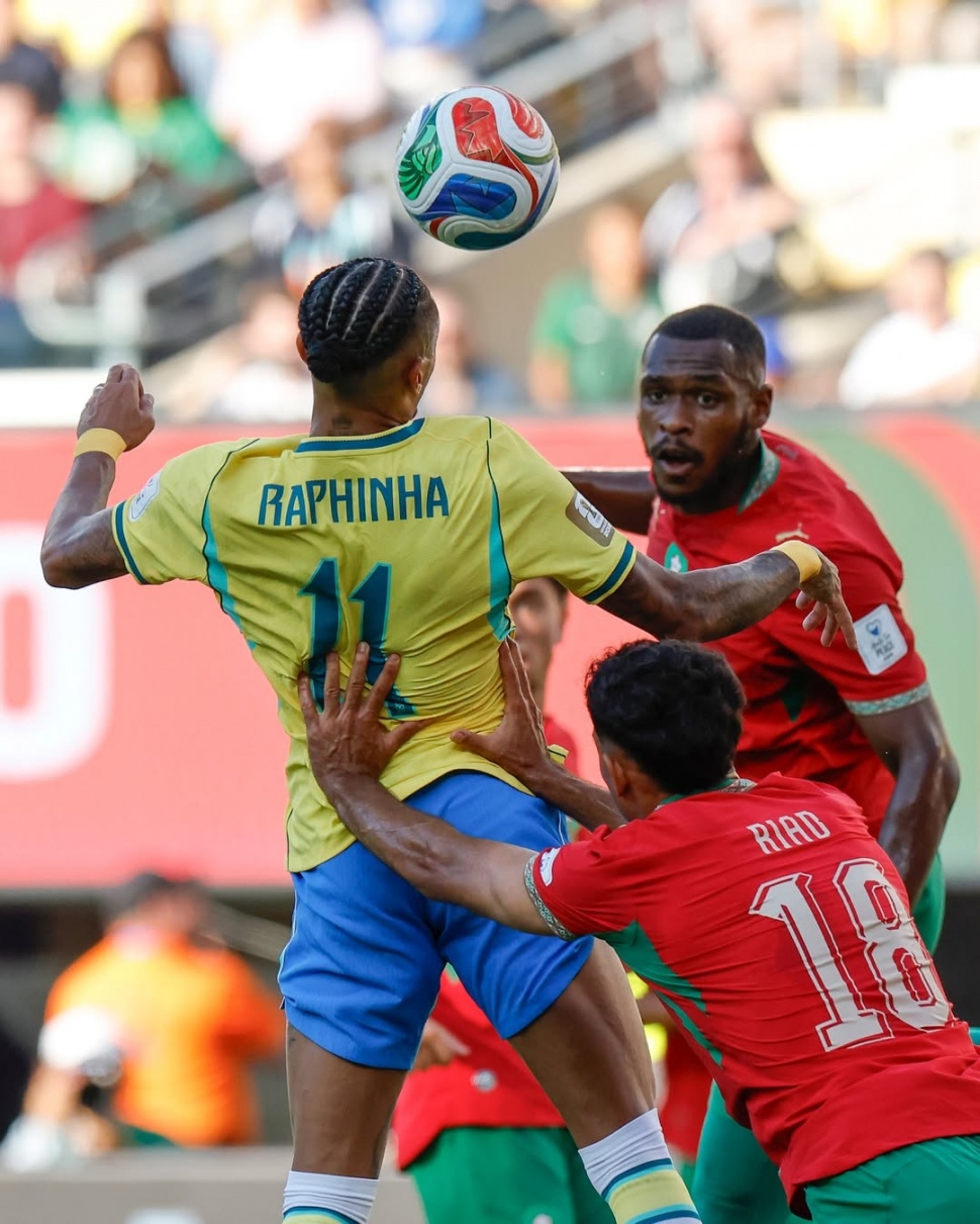 Pelatih Brasil, Carlo Ancelotti, tetap tenang meski timnya hanya bermain imbang 1-1 melawan Maroko pada laga pembuka Piala Dunia 2026. [Instagram CBF]