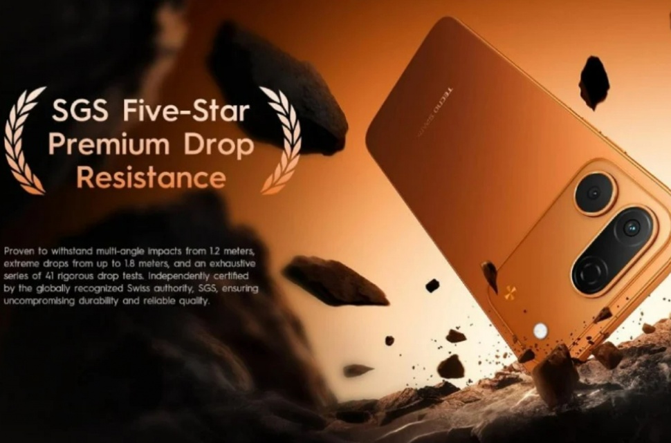 HP murah Tecno Spark 50 Pro. (Tecno)
