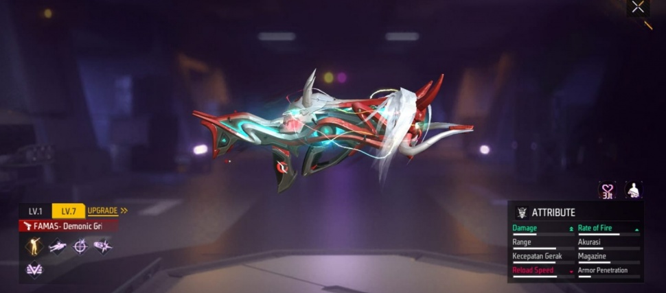 Evo Famas Demonic di FF Max. (ist)