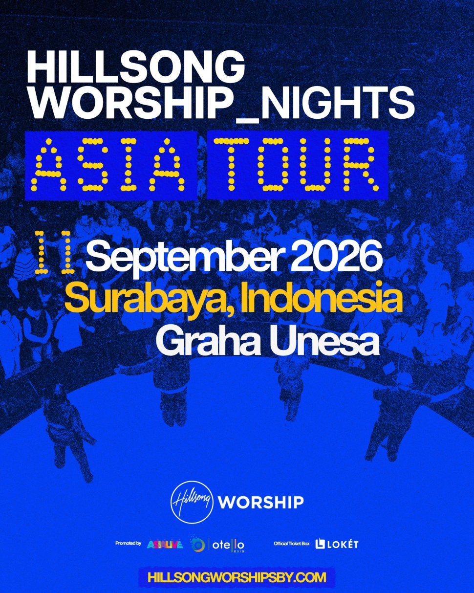 Hillsong Worship di Surabaya Siap Gelar Konser Perdana September 2026 - HILLSONG WORSHIP NIGHTS ASIA TOUR 2026. [Color Asia Live]