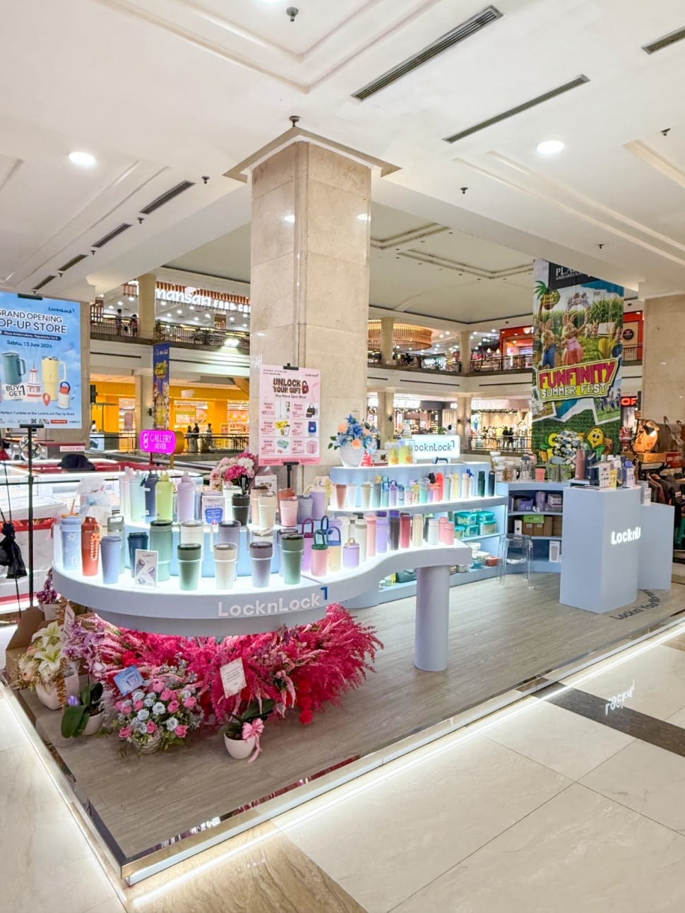 Tampilan Pop Up Store LocknLock di Plaza Ambarrukmo, Yogyakarta. (Dok. LocknLock)