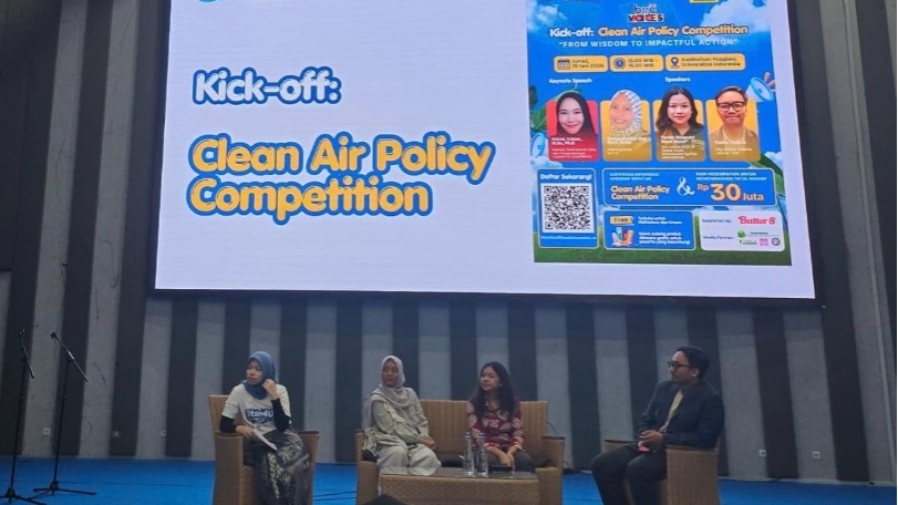 Potret Forum Diskusi "Akademi Udara Bersih: From Wisdom to Impactful Action" yang digelar Bicara Udara bersama Guidelight di Universitas Indonesia pada Jumat (19/6/2026) (Dok.pribadi/Natasha Suhendra)