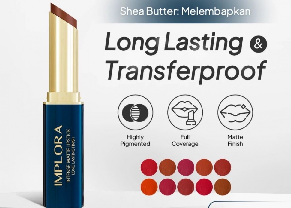Lipstik Matte yang Dipuji Gak Bikin Bibir Kering. (Shopee)