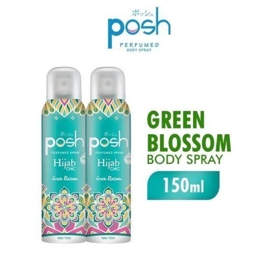 Posh Hijab Spray Cologne Green Blossom