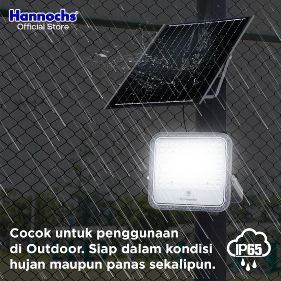 Hannochs Lampu Sorot Solar LED New Floodlight