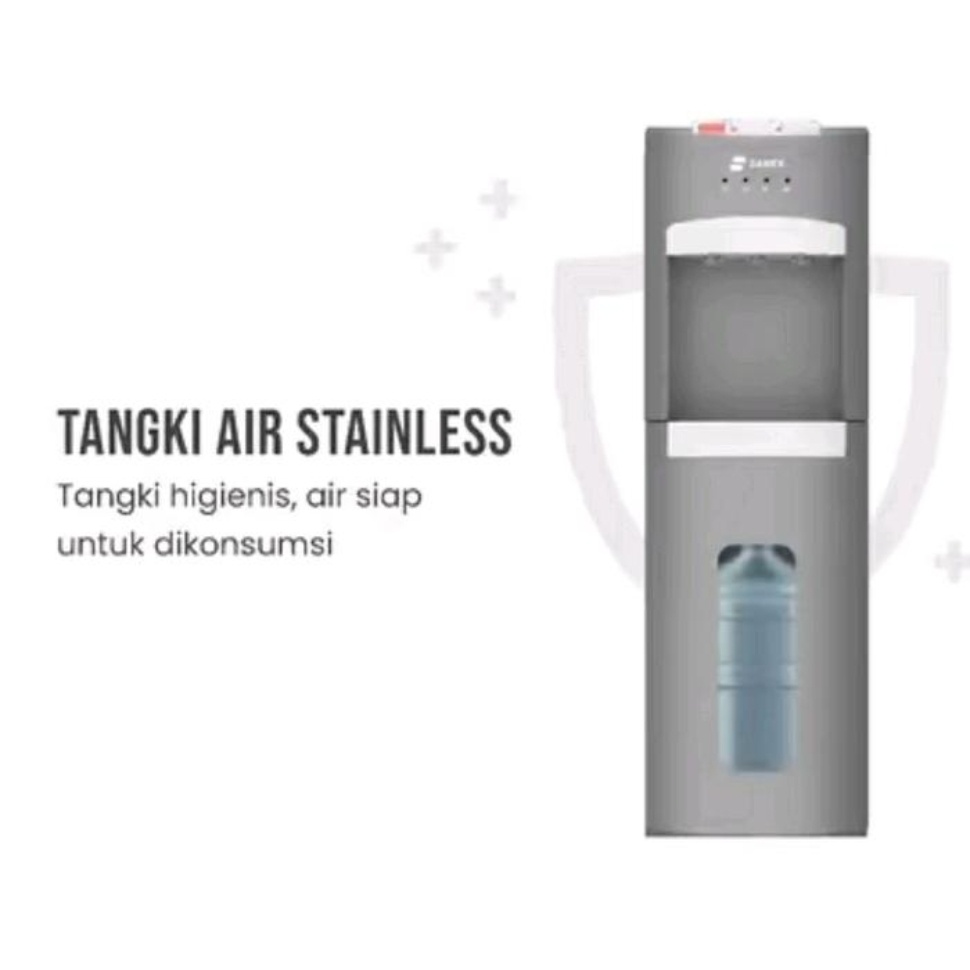 Sanex Dispenser Galon Bawah 3 Kran Tangki Stainless