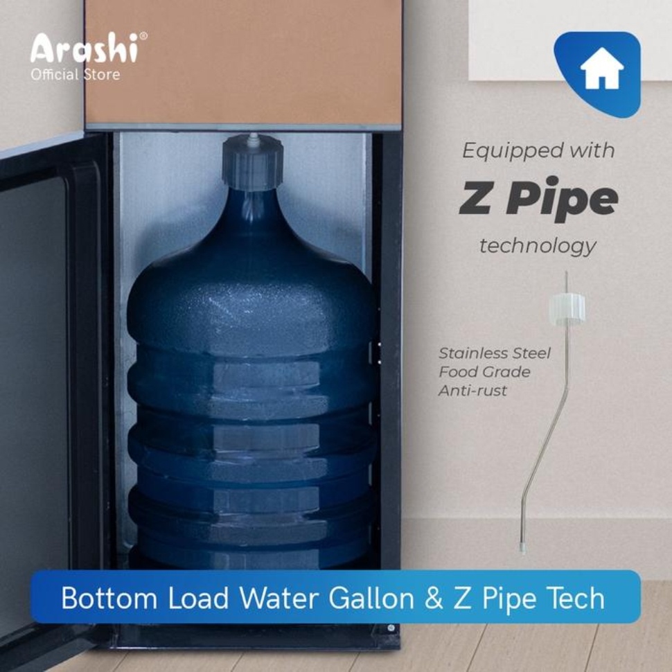 Dispenser galon bawah ARASHI AMD 01B / 02BC / ABD 03N