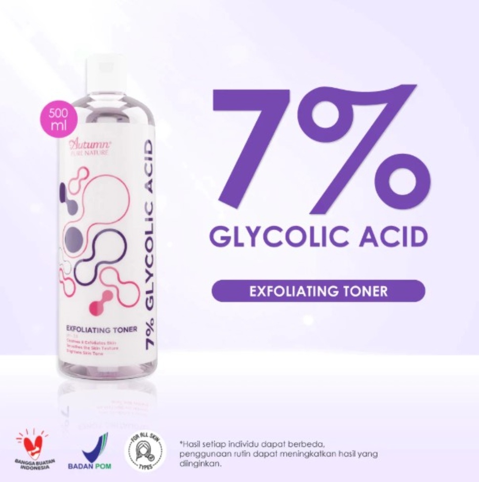 Autumn 7% Glycolic Acid Exfoliating Toner