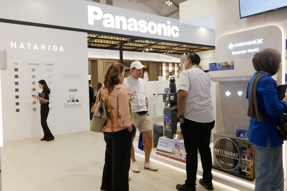 Panasonic di IndoBuildTech Expo 2026 menghadirkan portofolio solusi yang semakin lengkap, selain menampilkan Residential Air Conditioner (RAC), Commercial Air Conditioner (CAC), Indoor Air Quality (IAQ) yang masuk ke dalam kategori Heating, Ventilation, and Air Conditioning (HVAC), Water Purification System serta Lighting & Switch. (Dok: Panasonic)