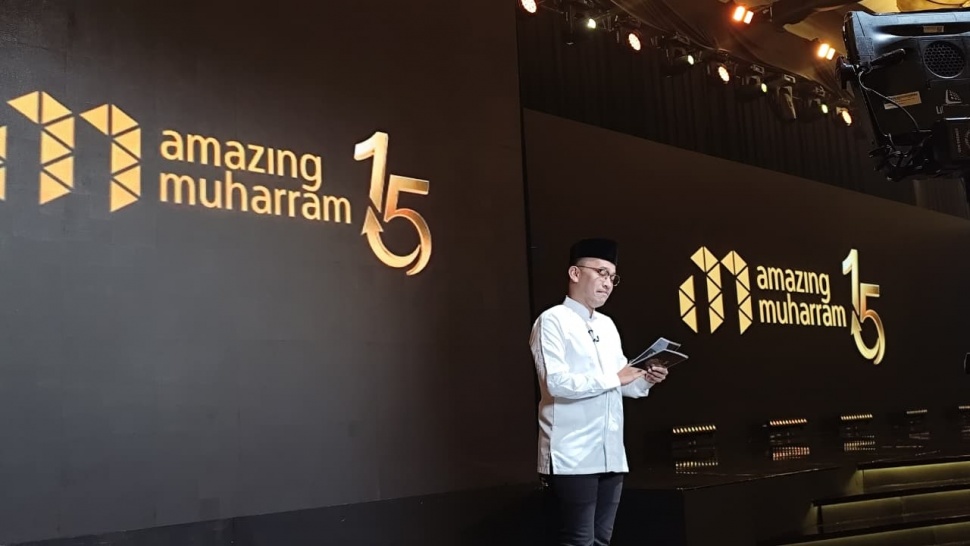 Ruben Onsu di Amazing Muharram 15. (Dok. Ist)